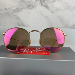 Ray-Ban Round Flash Lenses Vogue RB3447 Pink Sunglasses